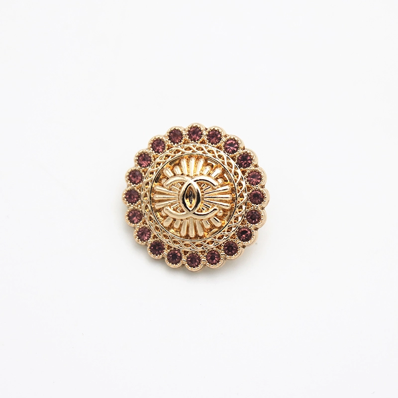 Chanel Luxurious Pearl and Crystal button with Classic CC  Designer button