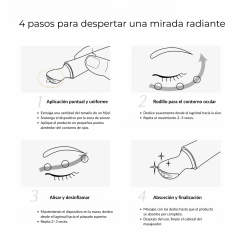 Fenus Contorno de Ojos 20 ml con 2% Péptido Botox-like, Microcorriente y LED Roja| Apto piel sensible