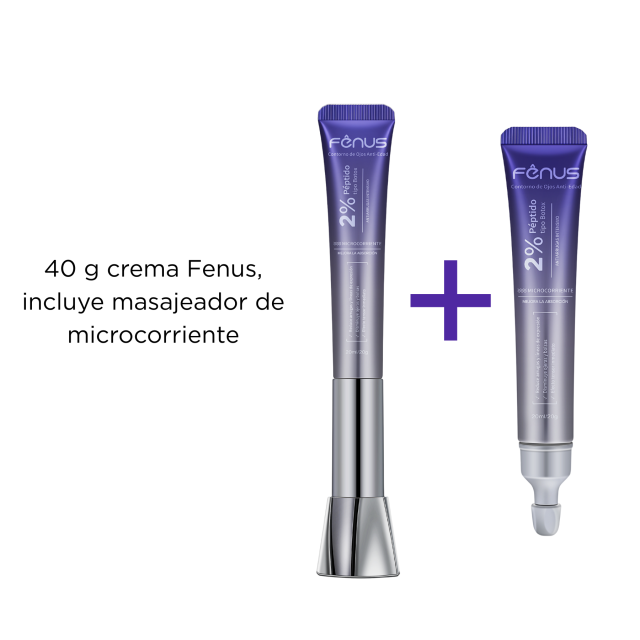 Fenus Contorno de Ojos 20 ml con 2% péptido Microcorriente y LED Roja