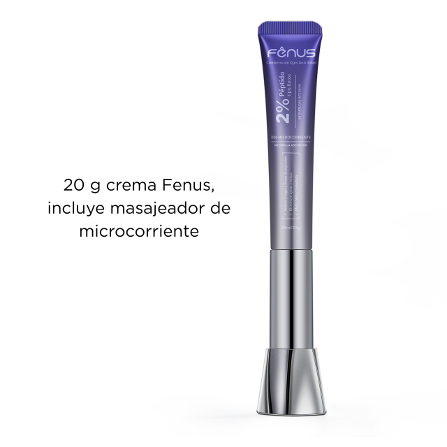Fenus Contorno de Ojos 20 ml con 2% péptido Microcorriente y LED Roja
