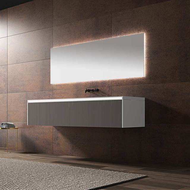 Wholesale High End Quality Single Under Counter Sink Wall Mounted Hanging Bathroom Vanity Cabinet WBL-0015