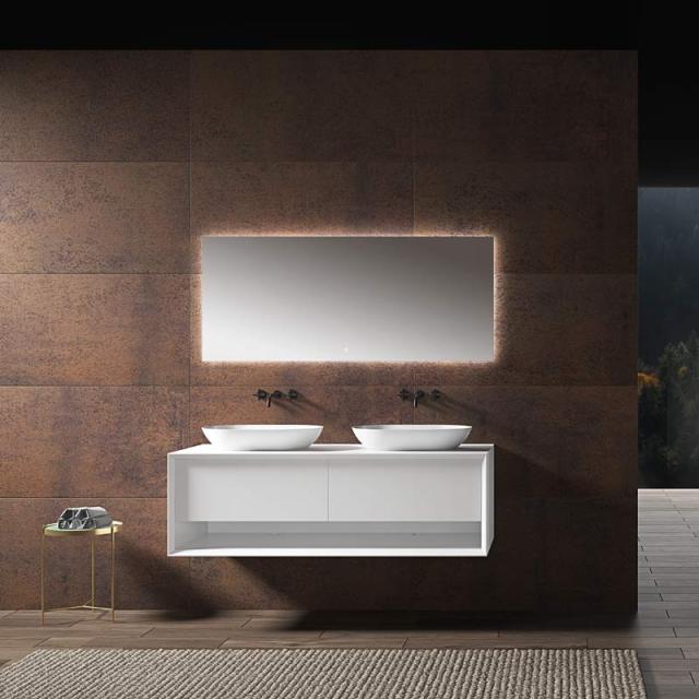 Wholesale Fashion Double Under Counter Sinks Floating Bathroom Vanity Cabinet TW-2210