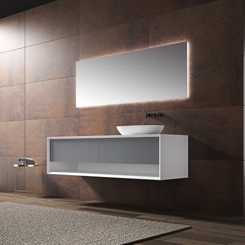 Hot Style Wholesale Single Counter Top Sink Wall Mounted Bathroom Cabinet TW-2211