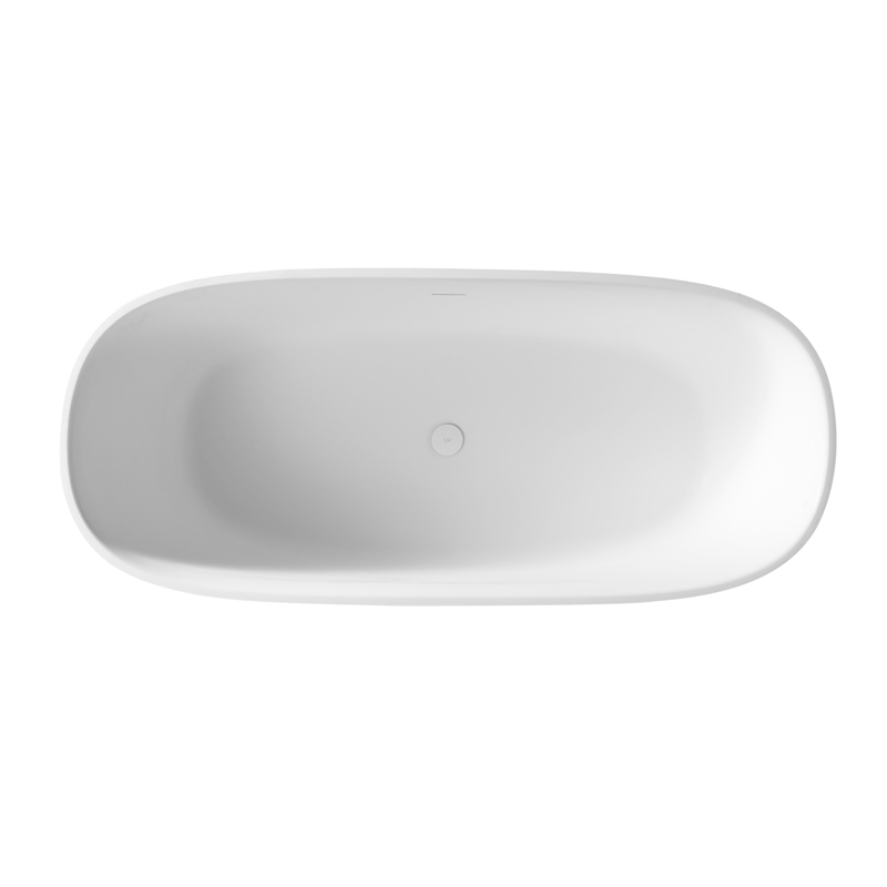 Quality Wholesale Unique Design Oval Freestanding Artificial Stone Bathtub XA-8823