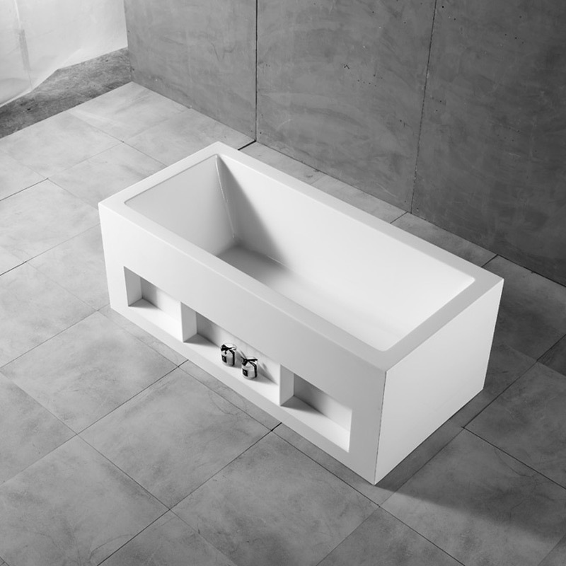 Popular Wholesale Designer Rectangle Freestanding Acrylic Bathtub TW-6695B