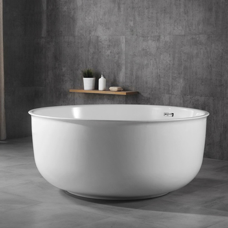 China Wholesale Factory Round Freestanding Acrylic Bathtub TW-6619