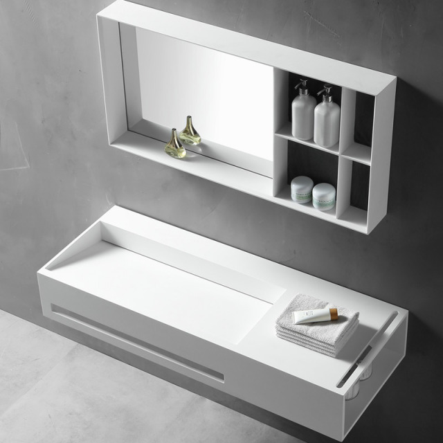 Factory Supply Quality Assurance Wall Mounted Hanging Trough Wash Basin XA-G68AL/R
