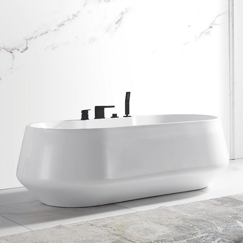 Factory Supply Quality Assurance Oval Freestanding Acrylic Bathtub TW-6610