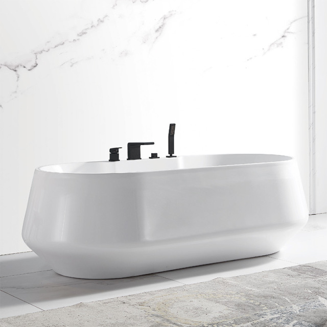 Factory Supply Quality Assurance Oval Freestanding Acrylic Bathtub TW-6610