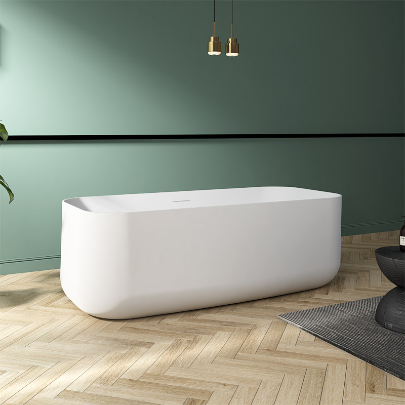Best Quality Rounded Rectangle Home Freestanding Acrylic Bathtubs TW-7692