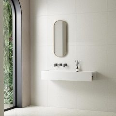 Manufacturer Wall-Mount Hung Artificial Stone Wash Basin Single Bathroom Sink TW-G812