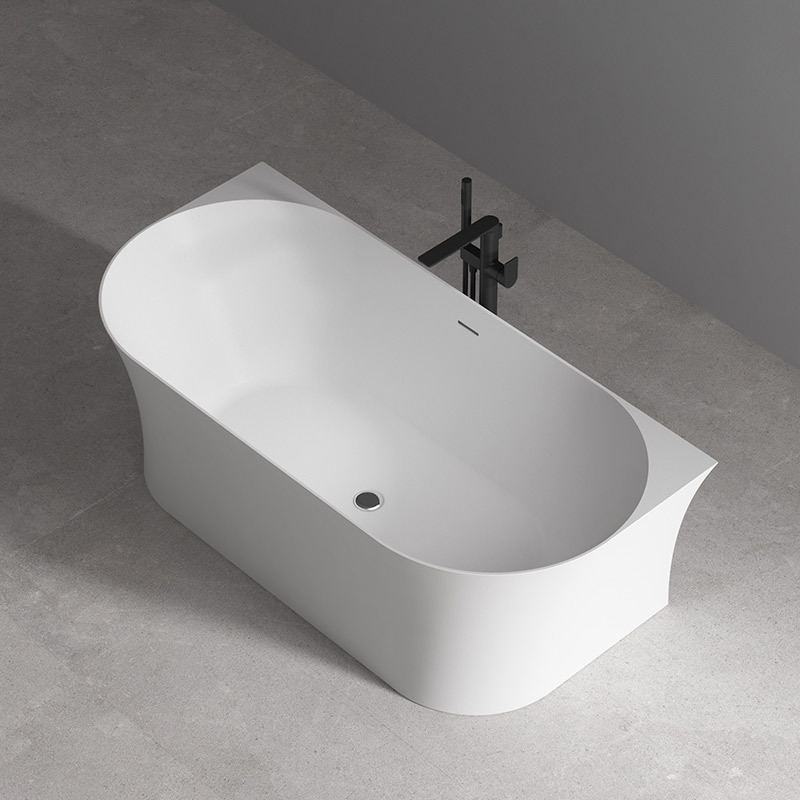 Hot Style Wholesale Back To Wall Freestanding Acrylic Bathtub TW-7725