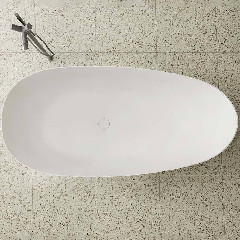 Factory Supply Quality Assurance Freestanding Artificial Poly Stone Bathtub XA-8866