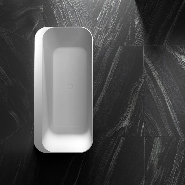 Wholesale Fashion Rectangle Freestanding Back To Wall Acrylic Bathtub TW-7608