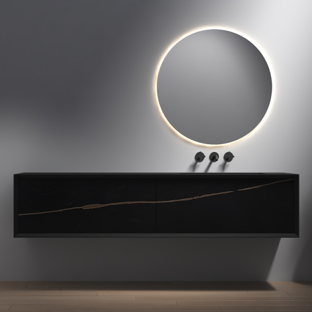 Exporter Single Under Counter Sink Floating Bathroom Vanity Cabinet TW-2503