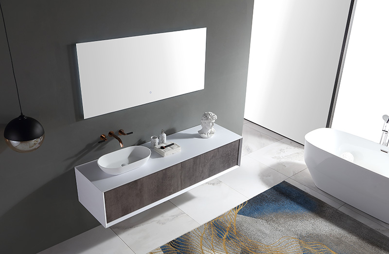 Single Counter Top Sink Wall Mounted Hanging Bathroom Vanity Cabinet TW-2203 Single Counter Top Sink Wall Mounted Hanging Bathroom Vanity Cabinet TW-2203