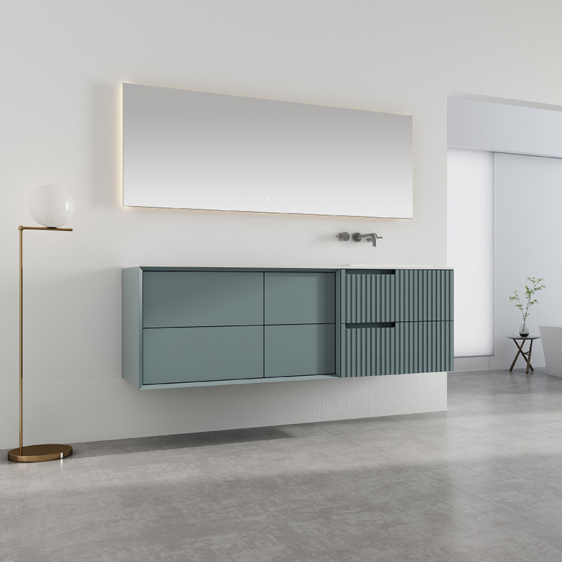 Hot Style Wholesale Single Under Counter Sink Wall Mounted Bathroom Cabinet WBL-6113