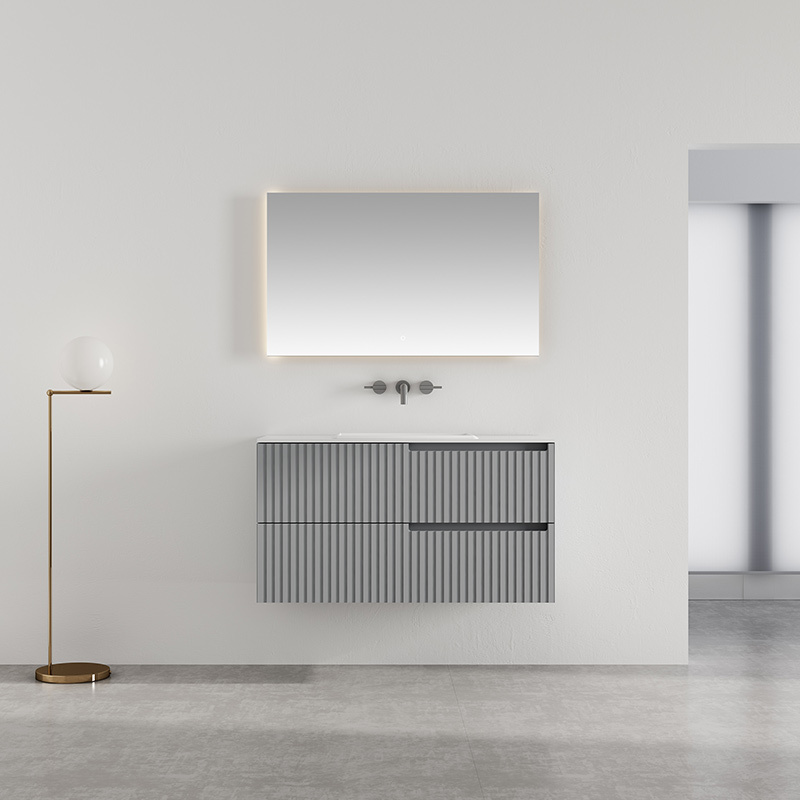 Wholesale Fashion Single Under Counter Sink Wall Mounted Bathroom Cabinet WBL-6111