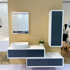 Manufacturer Single Counter Top Sink Wall Mounted Hanging Bathroom Vanity Cabinet TW-2219