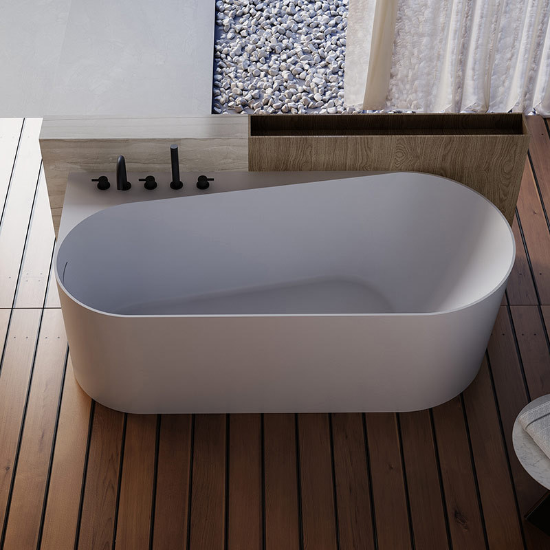 Hot Style Wholesale Back To Wall Freestanding Acrylic Bathtub TW-7736
