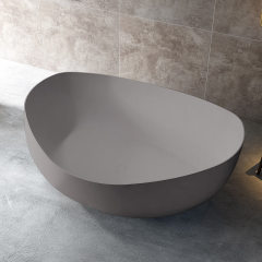 Supplier Heart-shaped Freestanding Artificial Stone Bathtub TW-8660