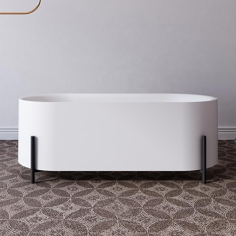 Hot Sale White Acrylic Stand Bathtub XA-080