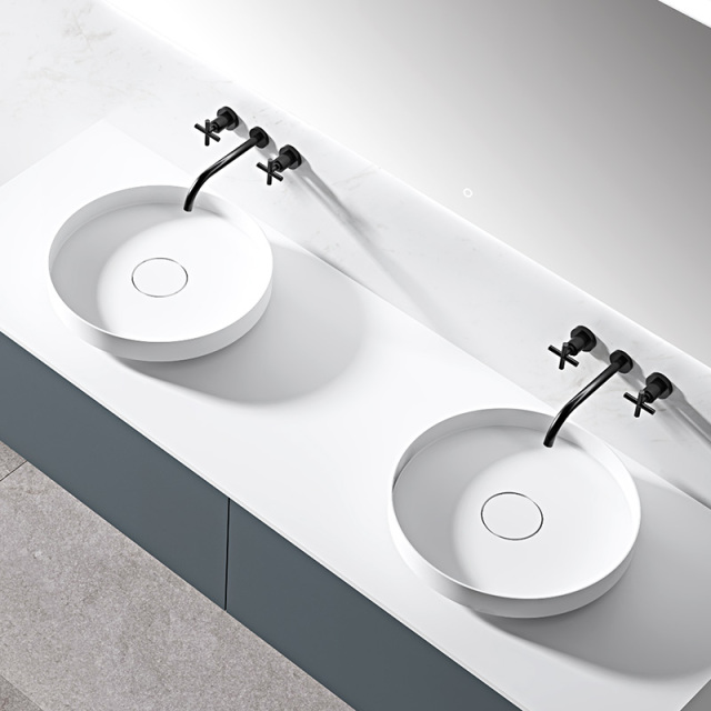 Factory Wholesale Round Counter Top Bathroom Basin XA-A59