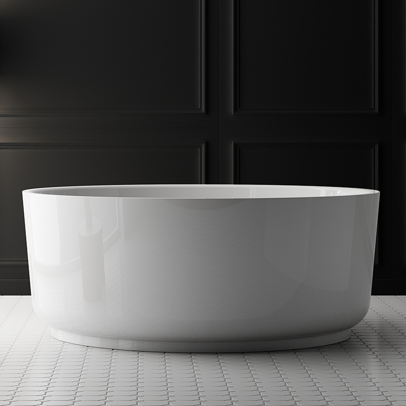 China Wholesale Factory Round Freestanding Acrylic Bathtub TW-7319