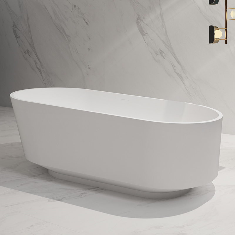 Factory Supply Quality Assurance Freestanding Artificial Stone Bathtub TW-8705