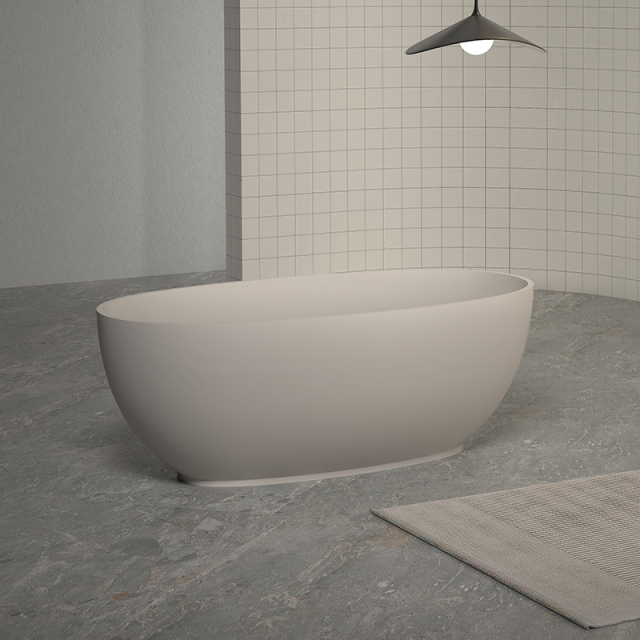 Hot Style Wholesale Modern Freestanding Oval Artificial Stone Bathtub TW-8607