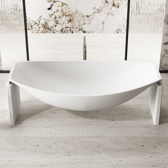Wholesale Fashion Floating Hammock Artificial Stone Bathtub TW-8996-2