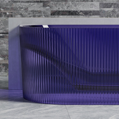 Manufacturer Transparent Resin Freestanding Bathtub TW-8306T