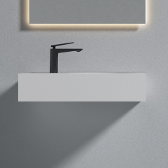 Factory Wholesale Rectangle Above Counter Top & Wall Hung Wash Basin XA-G01