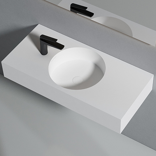 Factory Wholesale Rectangle Above Counter Top & Wall Hung Wash Basin XA-G01