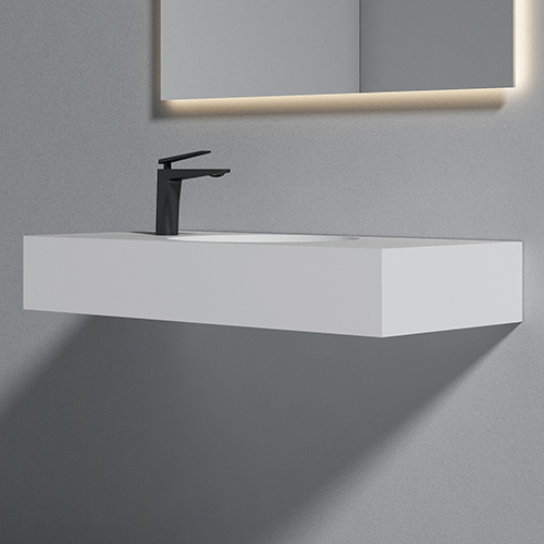Factory Wholesale Rectangle Above Counter Top & Wall Hung Wash Basin XA-G01