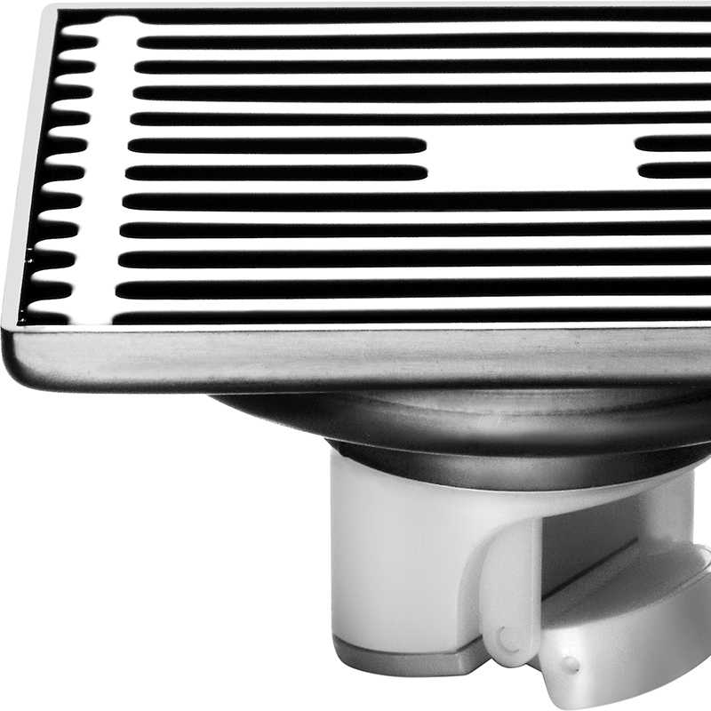 Hot Style Wholesale Square Shower Hollow Drainage Full Copper Core Floor Drain TW-L07