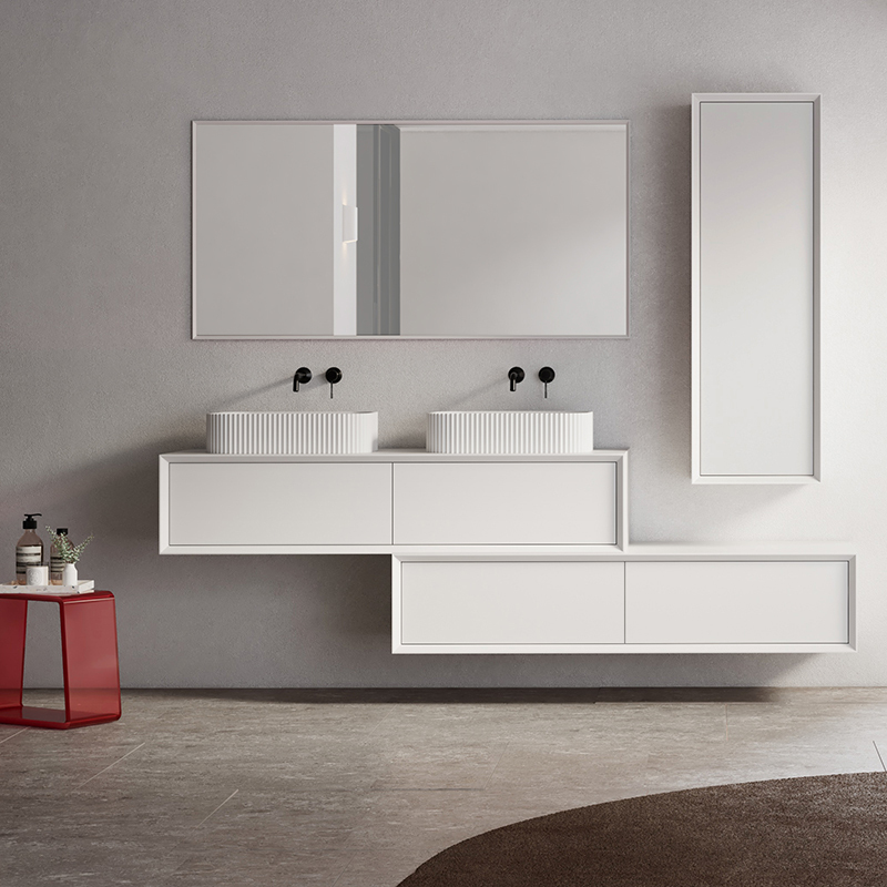 Quality Wholesale Unique Design Transparent Bathroom Cabinet Combination MV-2220