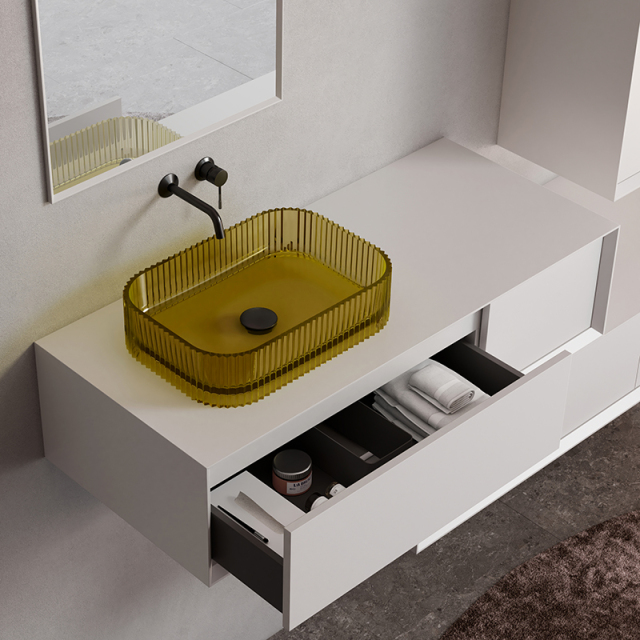 Factory Supply Quality Assurance Transparent Bathroom Cabinet Combination MV-2219