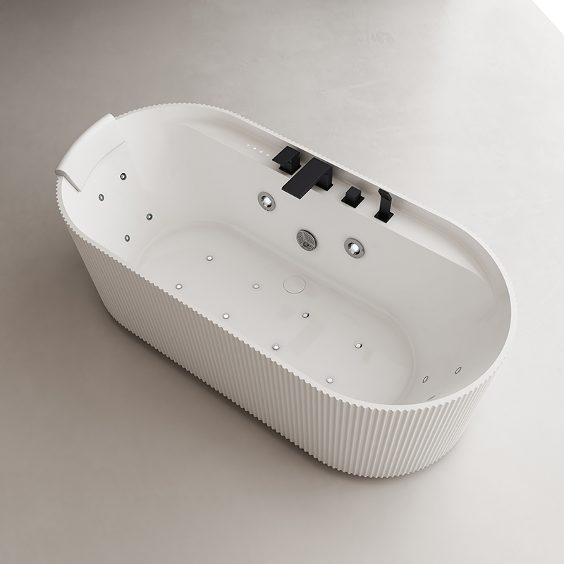 Wholesale High End Quality Acrylic Integrated Bubble Massage Bathtub TW-7131M