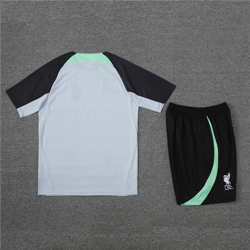 Short sleeve adult and kids jackets 23 24 Liverpool Men's Football training Jersey Kit Men's and Children's football tracksuit Jogging 2023 24
