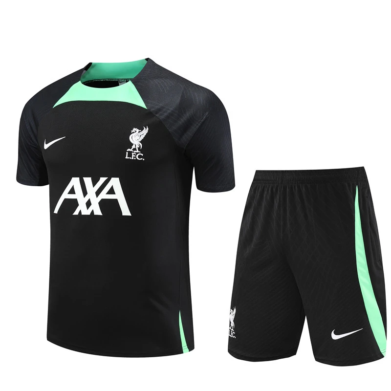 Short sleeve adult and kids jackets 23 24 Liverpool Men's Football training Jersey Kit Men's and Children's football tracksuit Jogging 2023 24