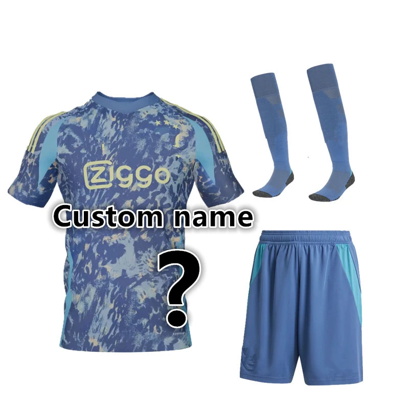 Adult + kids kit 24 25 Ajax soccer jersey HENDERSON BERGHUIS BROBBEY CRUYFF FORBS HLYNSSON 2024 Ajax soccer jersey football kits shirts men kids HENDERSON
