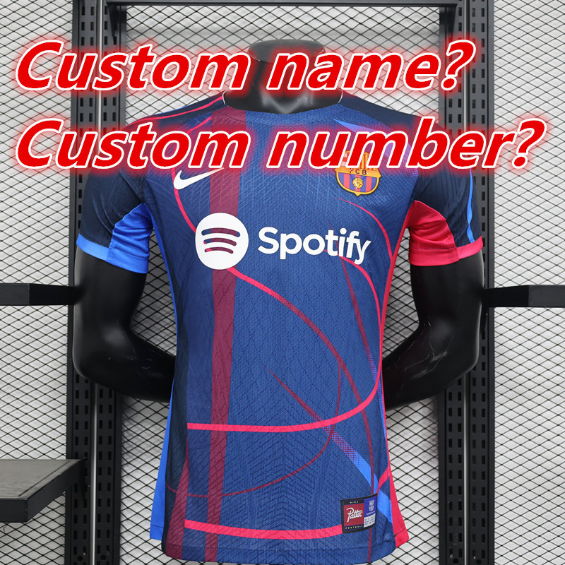 Player edition 2024 2025  Fc Barcelona Soccer Jerseys 2024  Fc Barcelona Football Shirt Basset Jerseys Tight jersey Football jersey