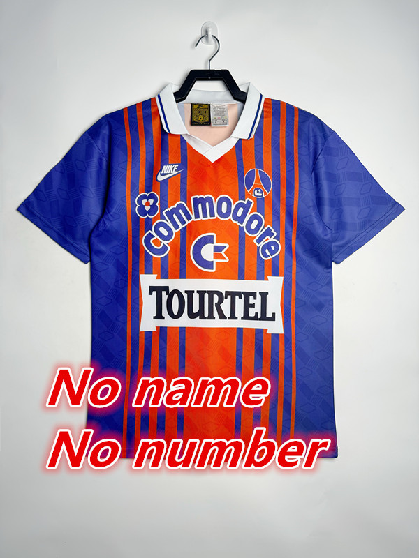 retro jerseys Football throwback jerseys 1993 94 Paris Soccer Jerseys 1993 94 Paris Football Shirt Jerseys Tight jersey Football jersey