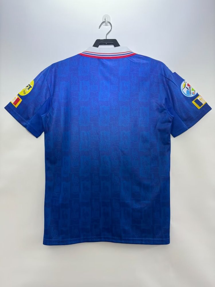 retro jerseys Football throwback jerseys 1996 France Soccer Jerseys 1996 France Football Shirt Jerseys Tight jersey Football jersey