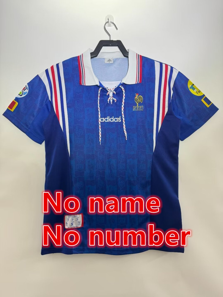 retro jerseys Football throwback jerseys 1996 France Soccer Jerseys 1996 France Football Shirt Jerseys Tight jersey Football jersey