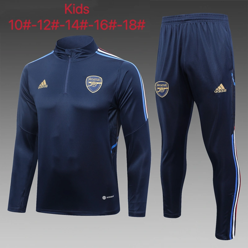 Size 10-18 kids jackets 23 24 Arsenal Training jacket  Child Football soccer training Jersey Jacket Kit 2024 Arsenal Football training jacket football tracksuit Jogging kit