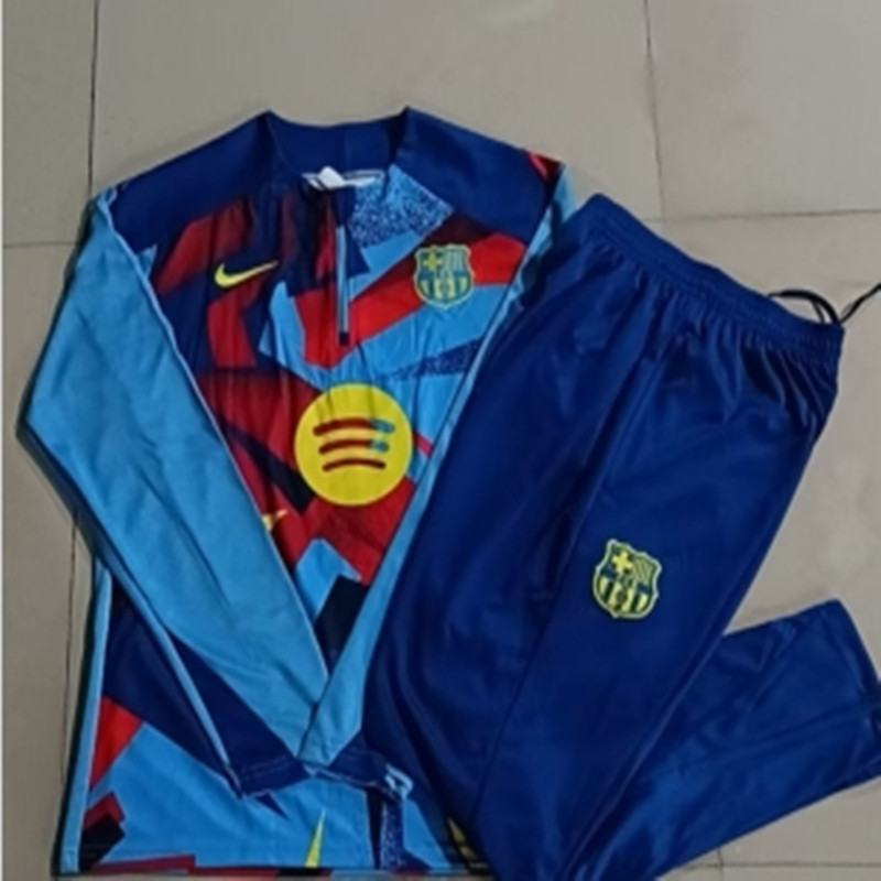 adult  Training suit jackets 25 26 Barcelona Training jacket Men's Football soccer training Jersey Jacket Kit 2025 Barcelona Children's Football training jacket football tracksuit Jogging kit