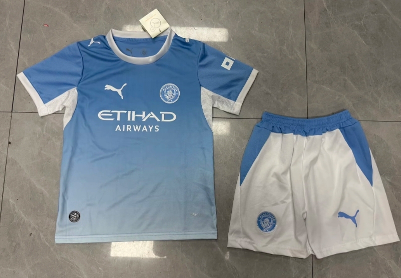 + socks Adult + kids Kit2026 2027 Manchester City  jersey adult football shirt children's wear soccer jersey Football jersey 2026 Manchester City soccer jersey kids + Adult kit children
