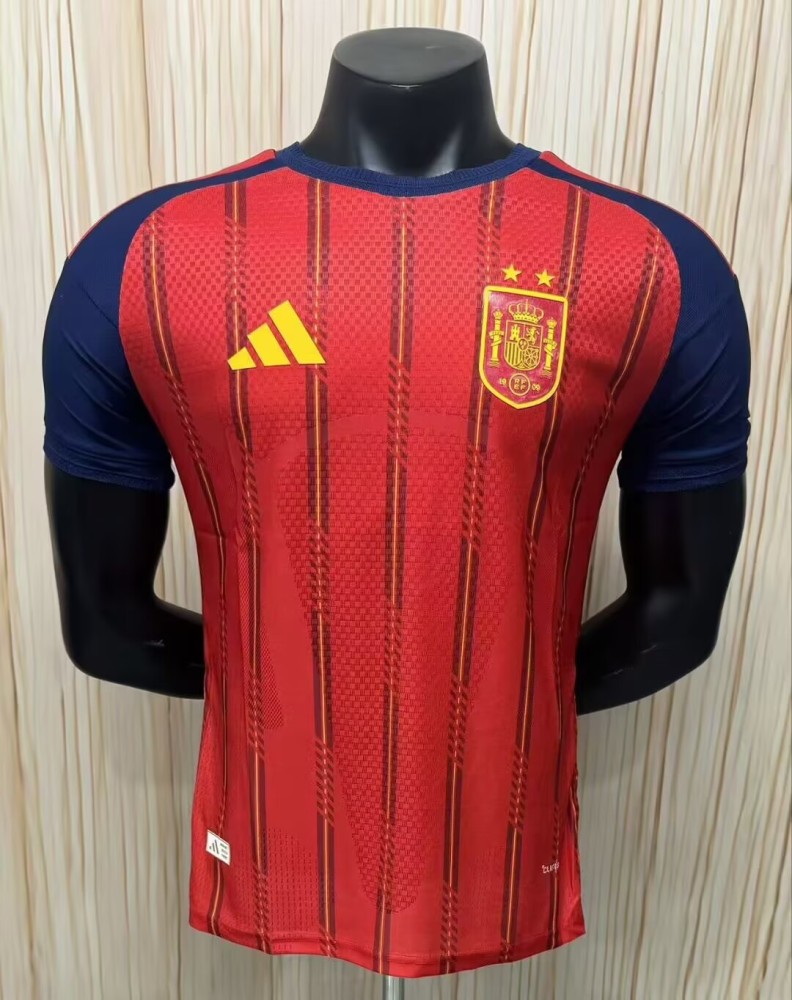 2 stars Player version size S-2XL 2026 2027 Spain Soccer Jerseys  2026 Spain Football Shirt Jerseys  jersey Football jersey